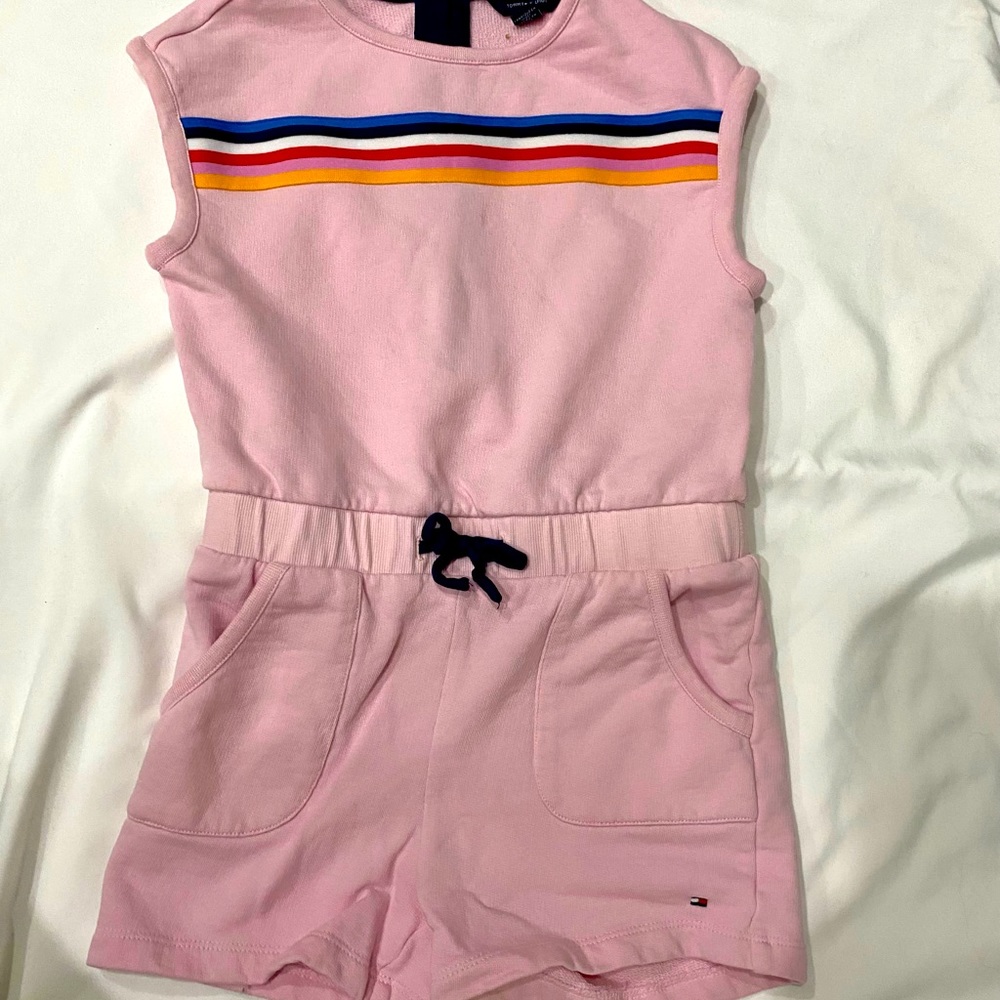 Girls’ Tommy Hilfiger Romper in Pink